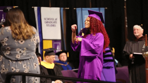 graduation success GIF by Western Illinois University