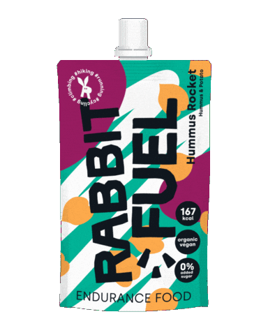 Hummusrocket Sticker by RabbitFuel