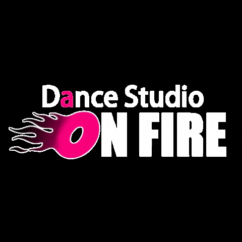 dancestudioonfire giphygifmaker on fire onfire dance studio GIF