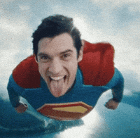 Superman Flying GIF
