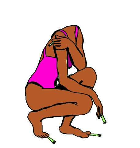 modern art animation STICKER by Dax Norman