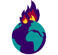 Environmental Protection Fire Sticker by ftutb