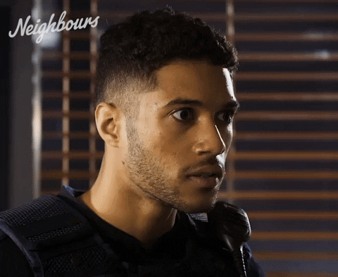 Run Away See Ya GIF by Neighbours (Official TV Show account)
