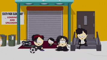 stereo goth kids GIF by South Park 
