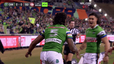 Nrl Weekes GIF by Canberra Raiders