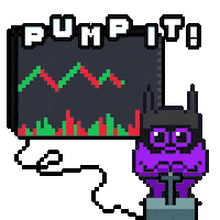 Crypto Invest Sticker by Memeland by 9GAG