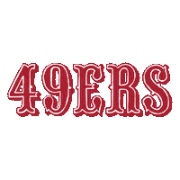 Football Sport Sticker by San Francisco 49ers