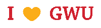 I Heart Love Sticker by Gardner-Webb University