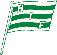 hammarbyfotboll flag fotboll bajen hammarby Sticker