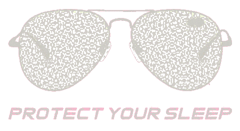 Blueblockers Sticker by Red Light Rising