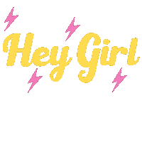 Girl Hello Sticker