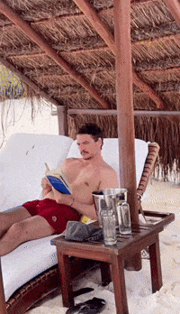 Staring Pedro Pascal GIF