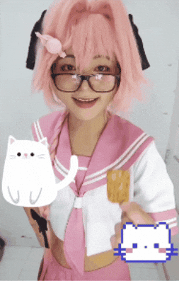 Happy Cosplay GIF