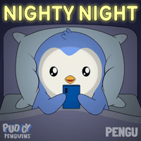 Tired Good Night GIF by Pudgy Penguins