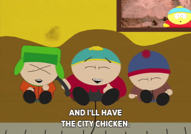 eric cartman chair GIF by South Park 