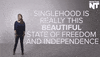 being single valentines day GIF by NowThis 
