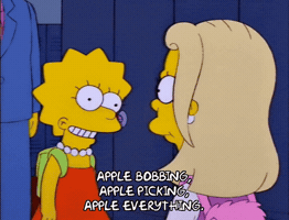 Lisa Simpson Fall GIF by The Simpsons