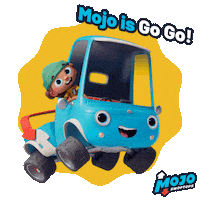 Happy Car Sticker by Mojo Swoptops
