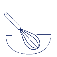 LeCordonBleuLondon cooking kitchen culinary whisk Sticker