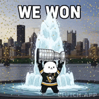 Stanley Cup Playoffs Panda GIF by Kanpai Pandas