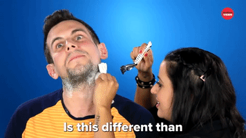 Girlfriends Shave Their Boyfriendsβ Faces