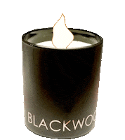 BLACKWOODSOY love hey shop now candles Sticker