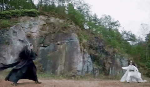crowndrama fantasy cdrama sword fight xianxia GIF