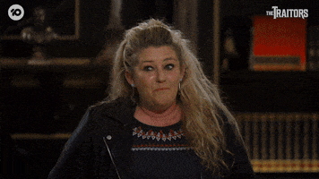 Shock Omg GIF by The Traitors Australia