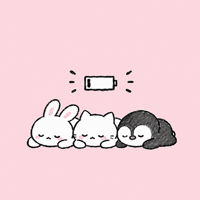Tired Good Night GIF by tururi