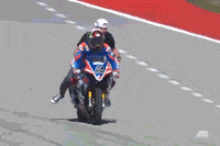 MotoAmerica friend victory selfie winning GIF