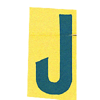 Vintage Letter Sticker