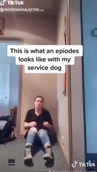 Australian Woman Shares Footage Showing How Assistance Dog Helps Her Through BPD Episode