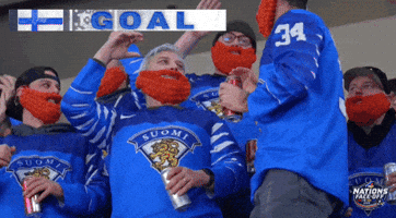 Happy Face-Off GIF by NHL