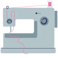 BlackbirdFabrics diy handmade sewing sew Sticker