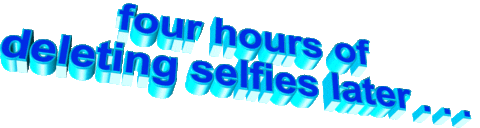 blue Sticker by AnimatedText