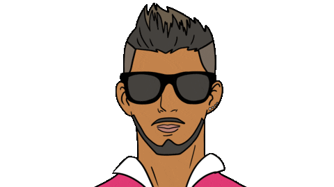 Sunglasses Dope Sticker by UvenGames