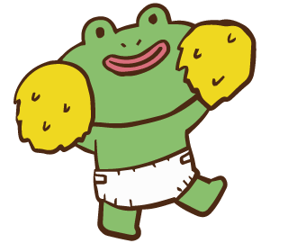 Duck Frog Sticker