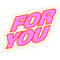 For You Sticker by Glaize.co