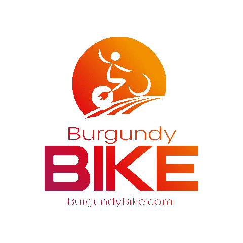 burgundybike bike electric bike burgundy bike Sticker