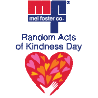 Be The Change Random Acts Of Kindness Sticker by Mel Foster Co.