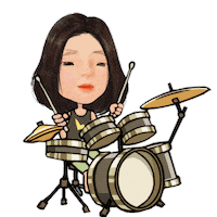Concert Drumming Sticker