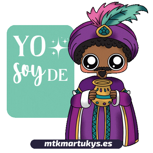 Reyesmagos Baltasar Sticker by mtkmartukys