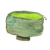 Illustration Tea Sticker