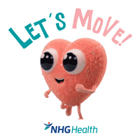 Lets Move Sticker by NHG Health