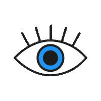See Blue Eye Sticker by GlassesUSA