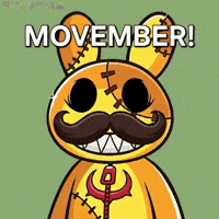 Movember Letitgrow GIF by RugDollz