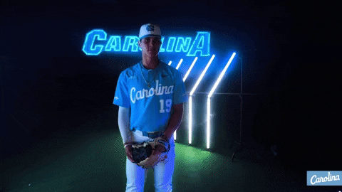 North Carolina Baseball GIF by UNC Tar Heels