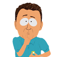 Thinking Sticker by South Park