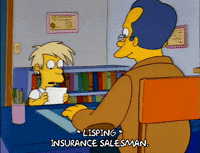 Speaking Season 3 GIF by The Simpsons