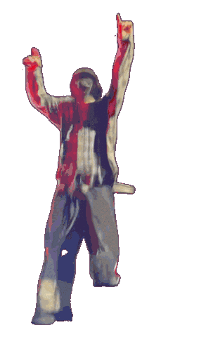 Hands Up Dance Sticker